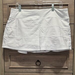 Lululemon Pace Rival Skirt (Regular) *4-way Stretch 13" in White